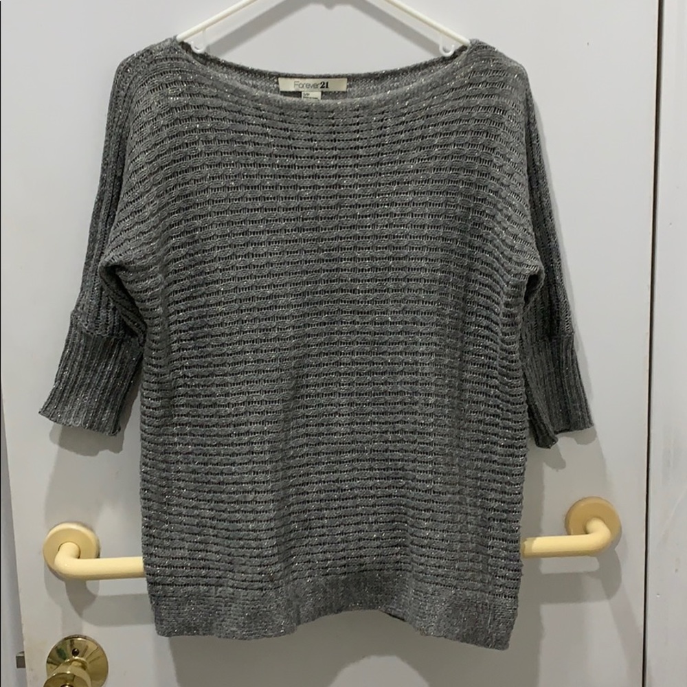 Gray sweater